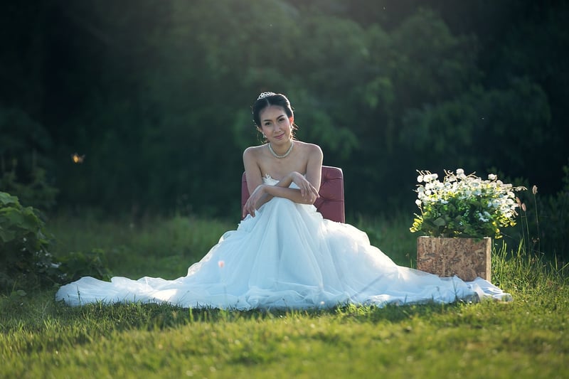 Woodland Wedding Couple
